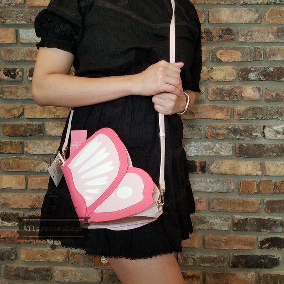 Kate Spade ENCHANTED Forest Butterfly Bonnie BAG - Picture 9 of 9